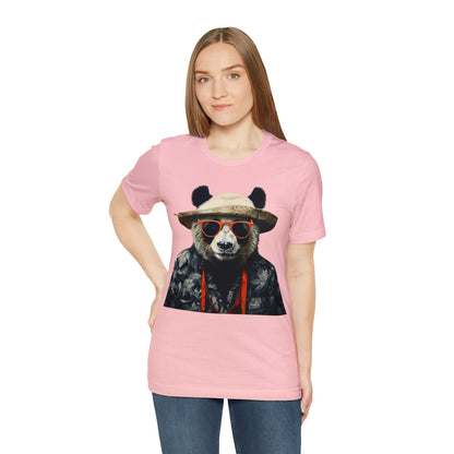 Panda Print Unisex Jersey Tee