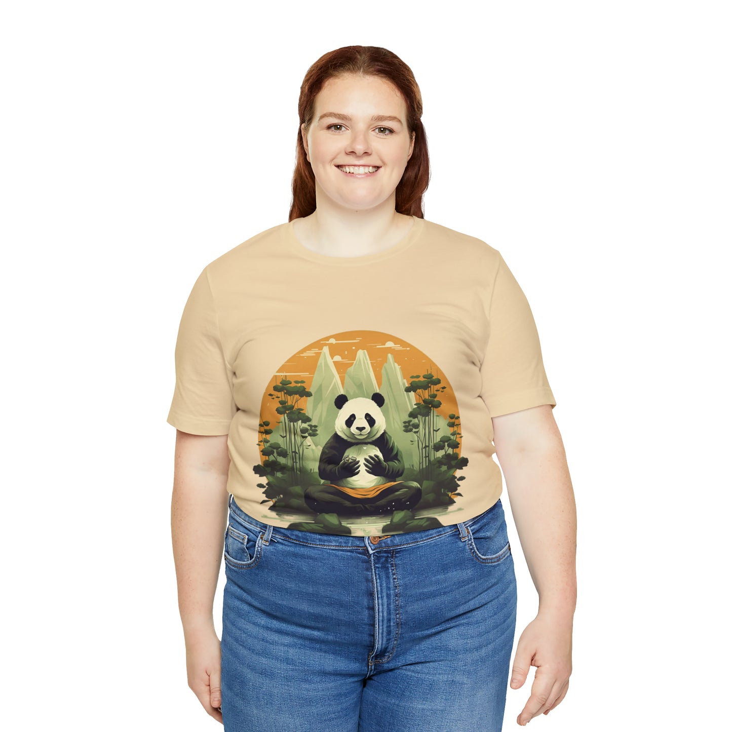 Panda Poses: The Unisex Jersey Short Sleeve Tee