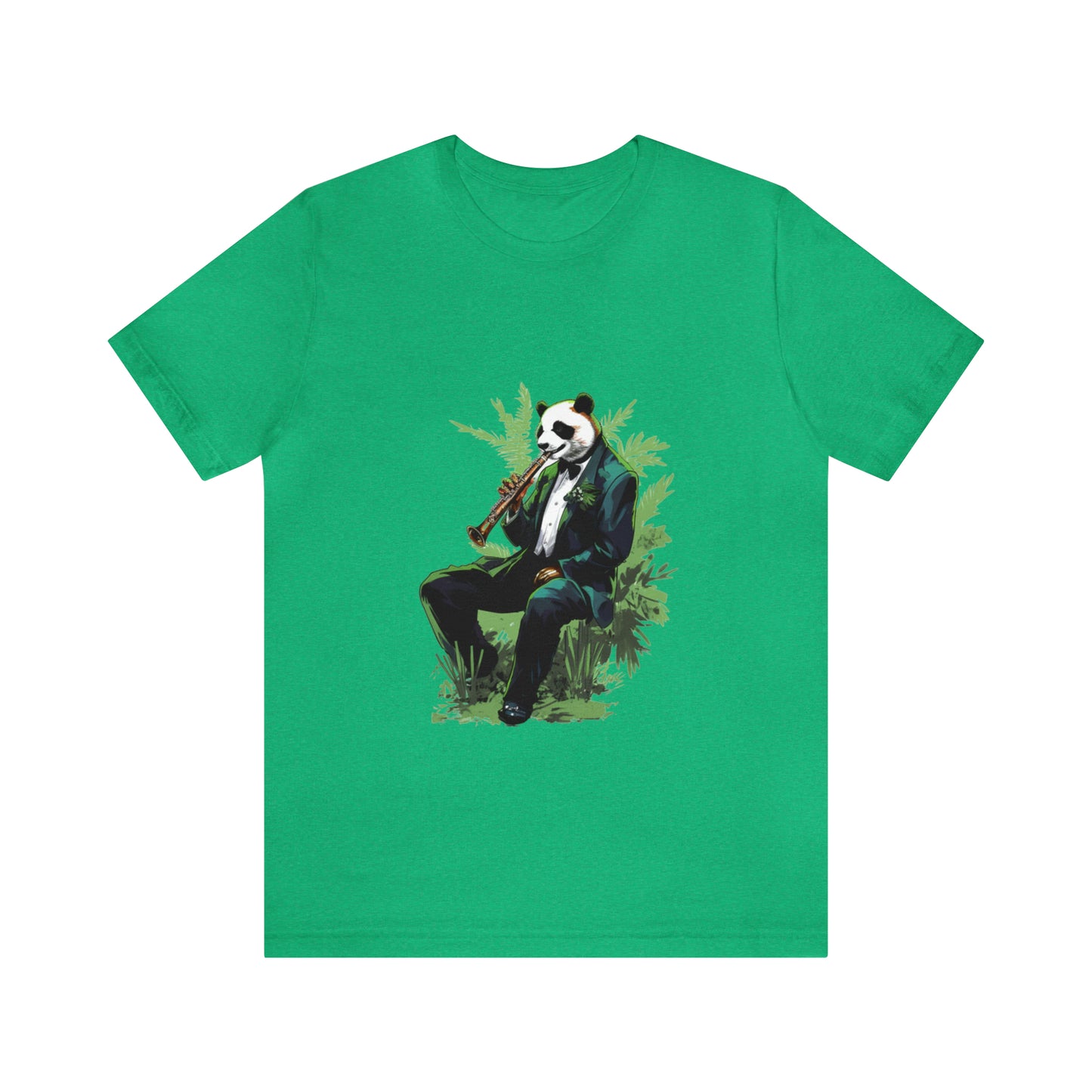 Panda Sax Unisex Jersey Tee