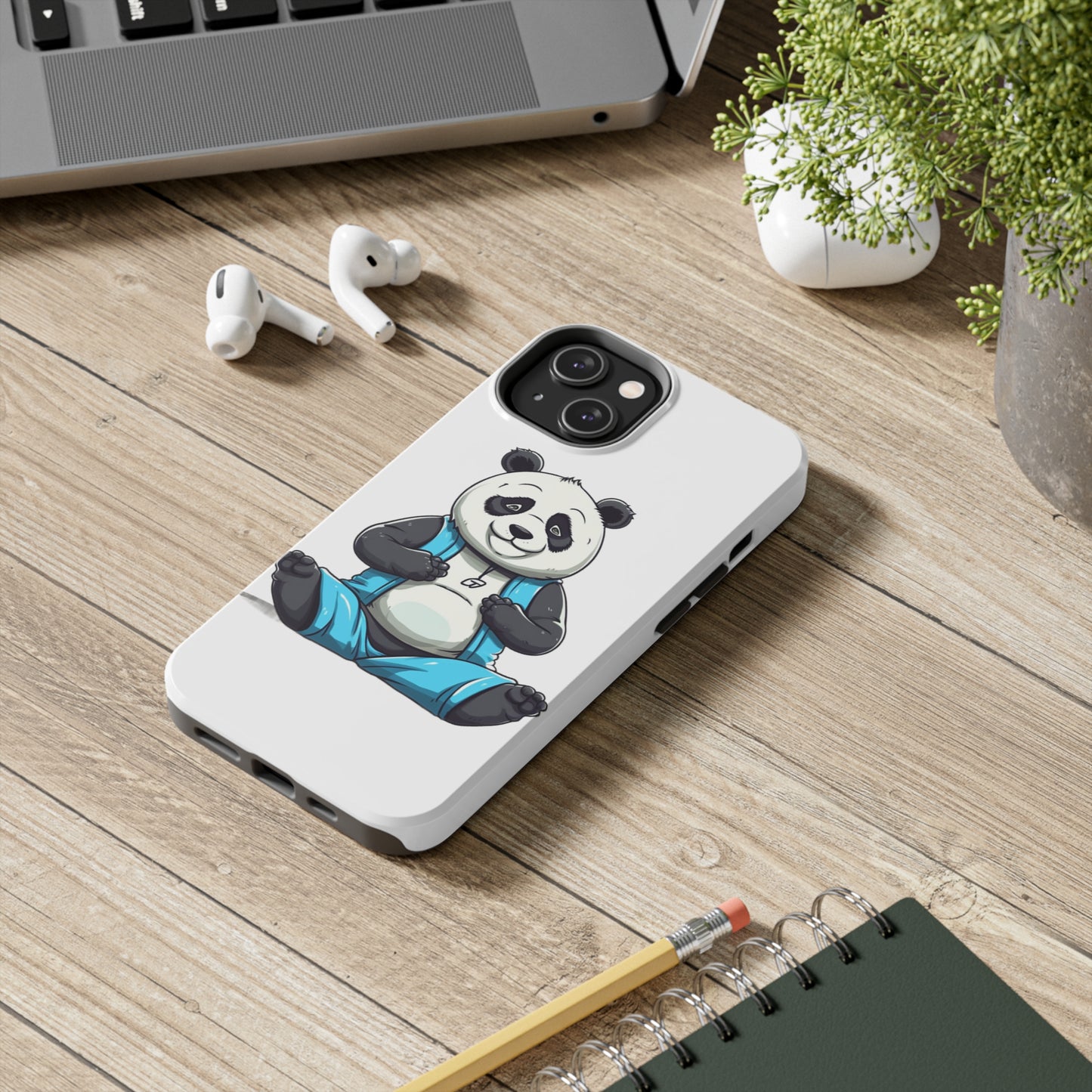 Fitness Panda Doing Yoga - Tough Phone Cases