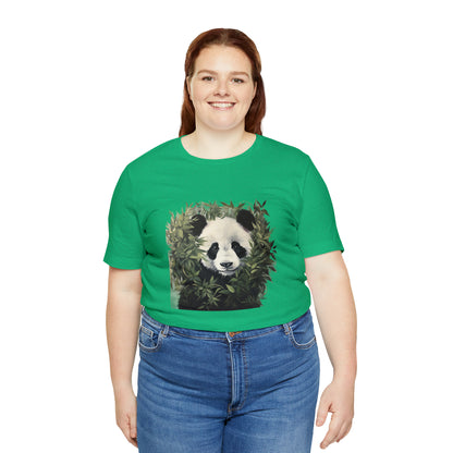 Panda Print Short Sleeve Tee