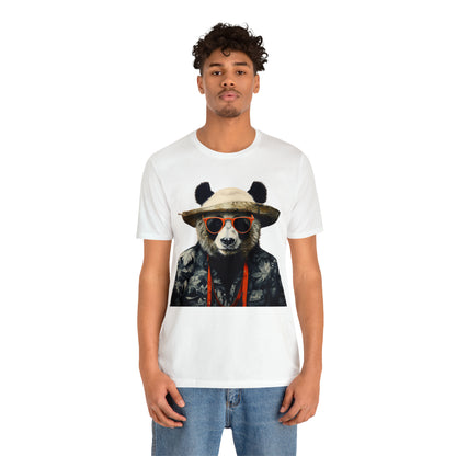 Panda Print Unisex Jersey Tee