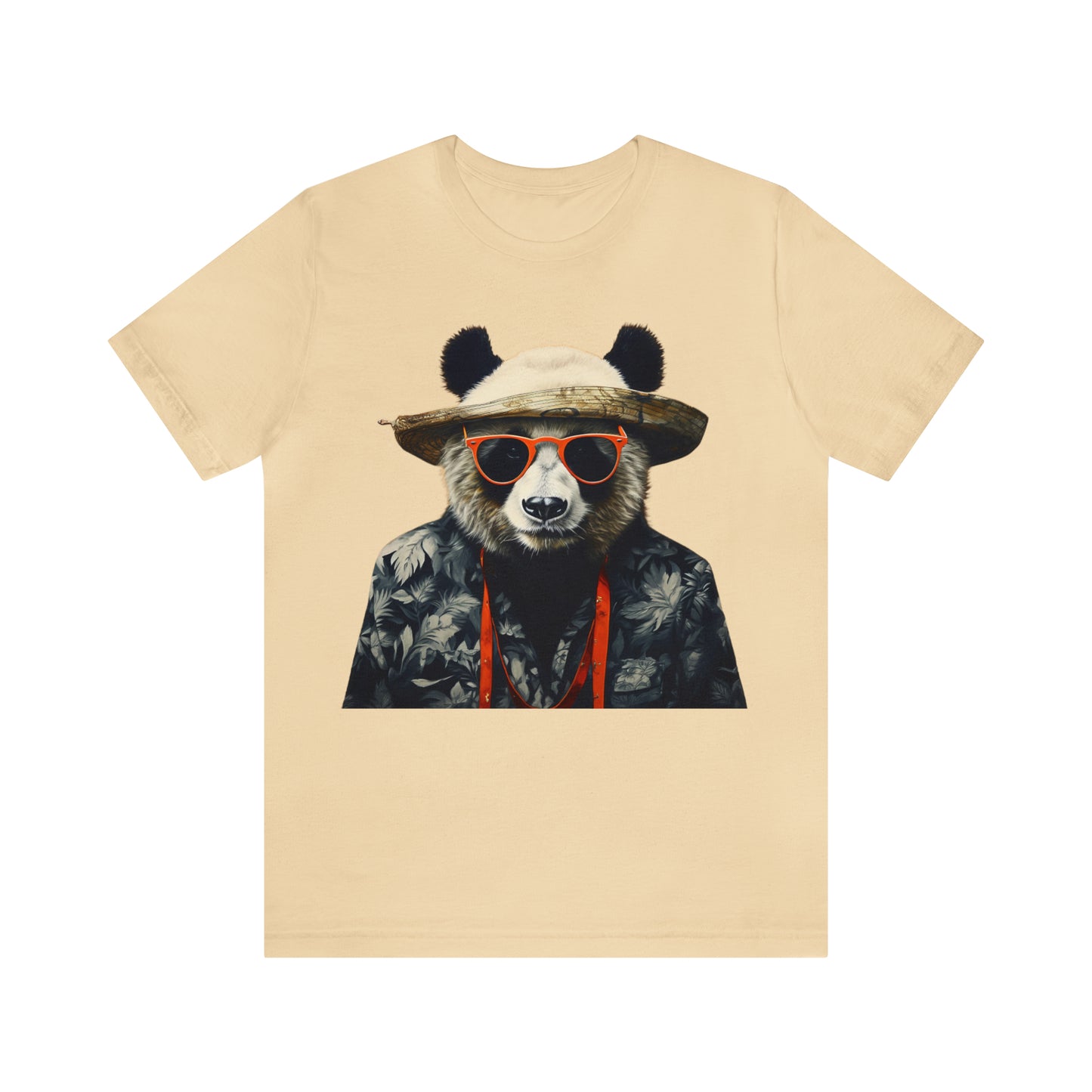 Panda Print Unisex Jersey Tee