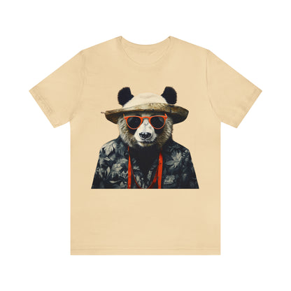 Panda Print Unisex Jersey Tee