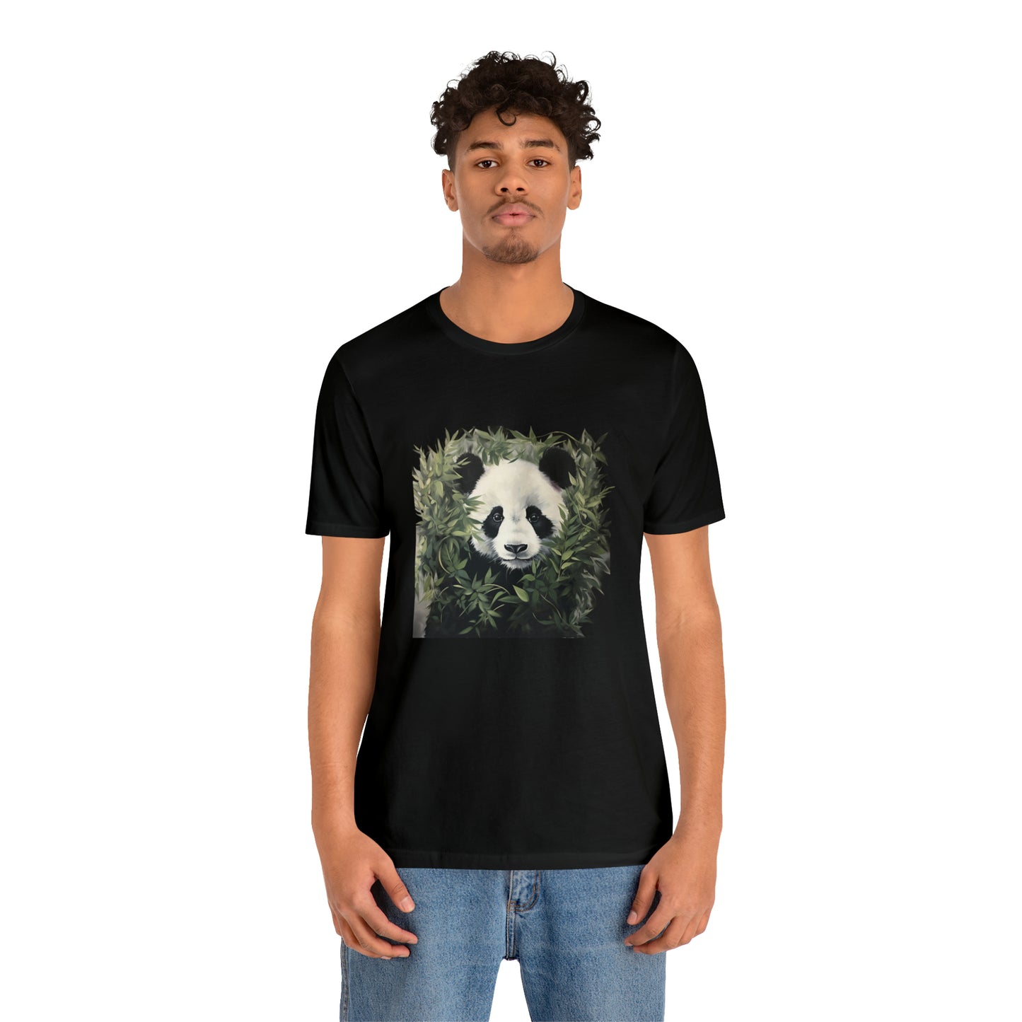 Panda Print Short Sleeve Tee