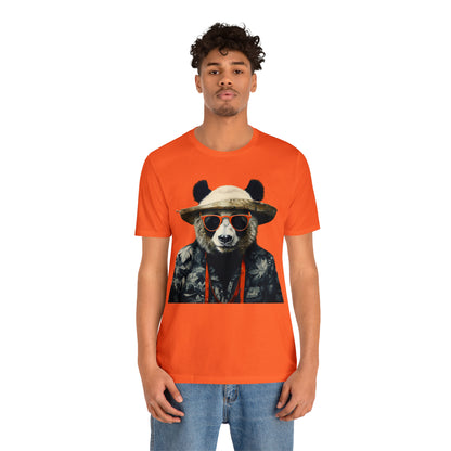 Panda Print Unisex Jersey Tee