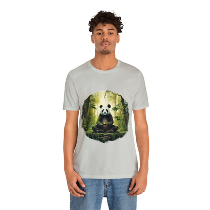 Panda Print Yoga Tee