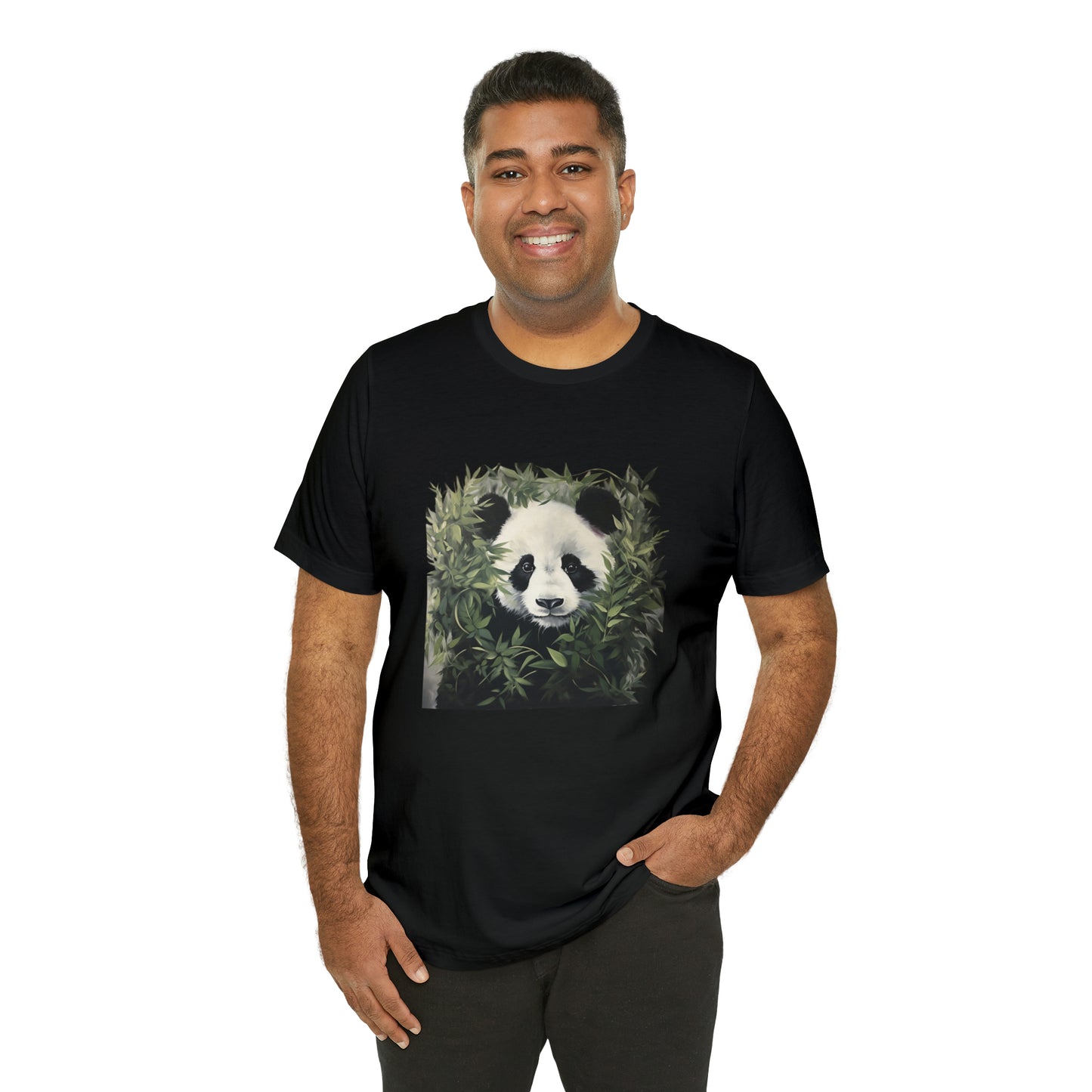 Panda Print Short Sleeve Tee