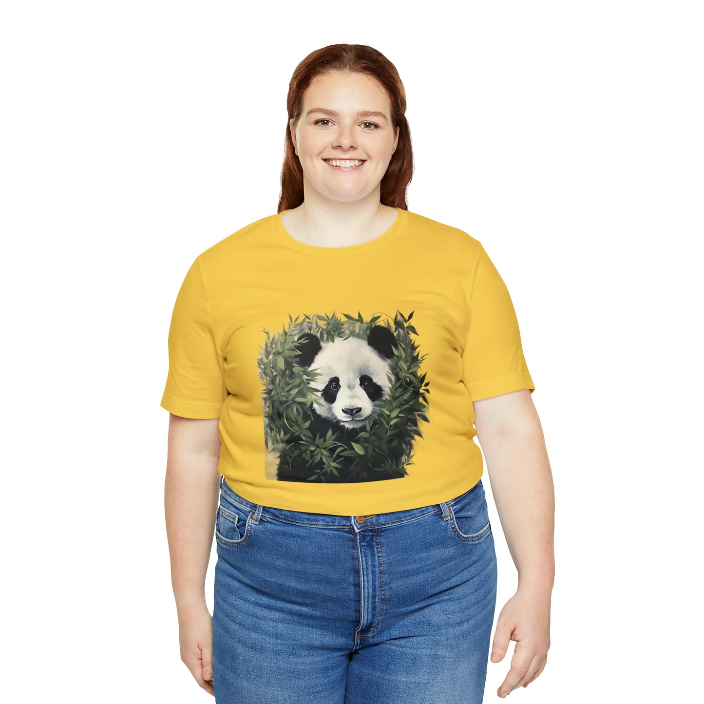 Panda Print Short Sleeve Tee