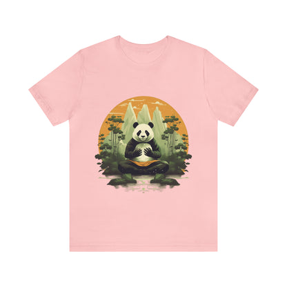 Panda Poses: The Unisex Jersey Short Sleeve Tee