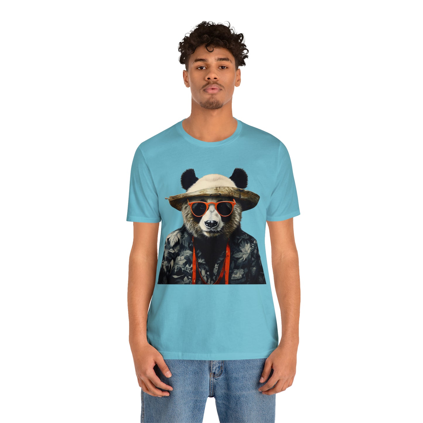 Panda Print Unisex Jersey Tee