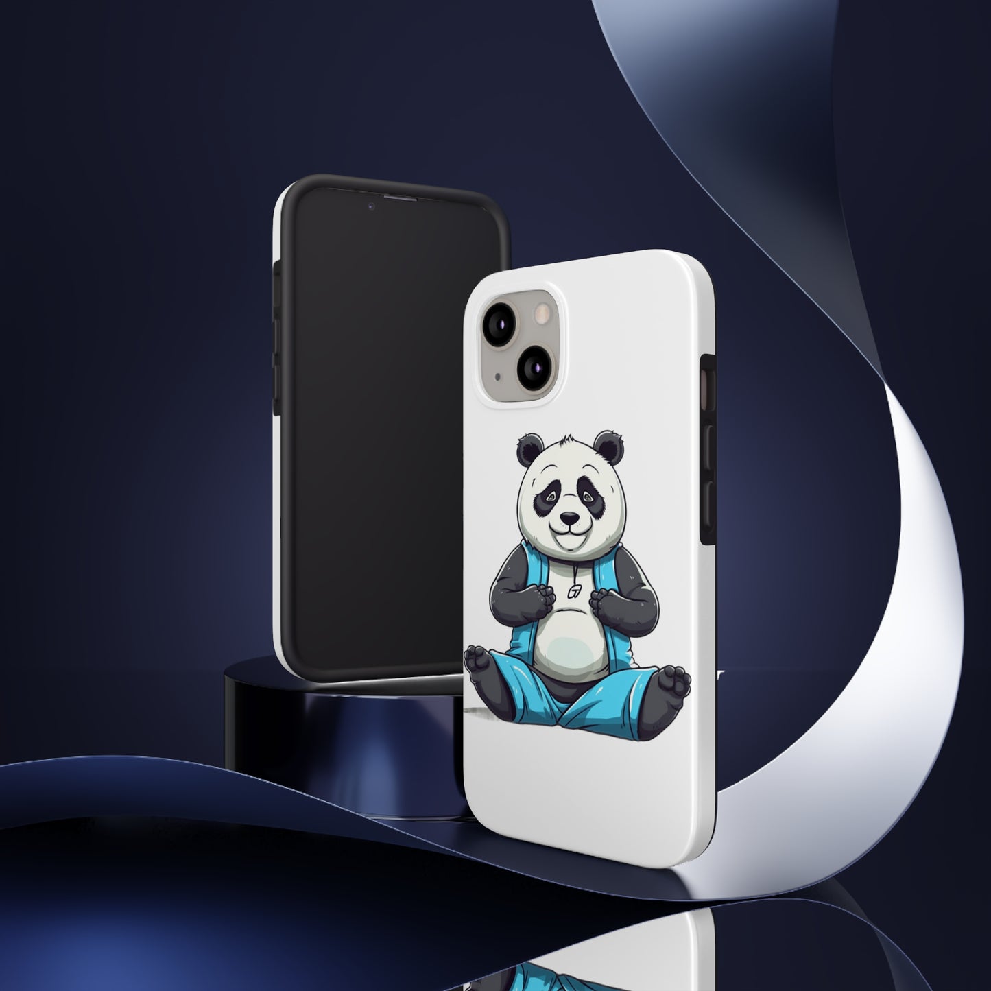 Fitness Panda Doing Yoga - Tough Phone Cases