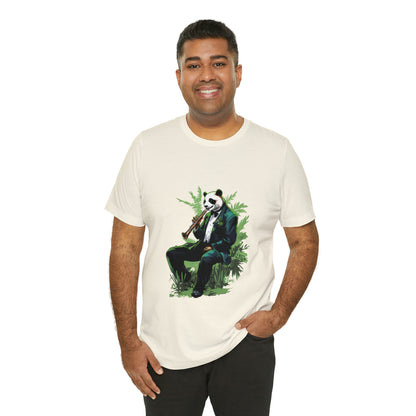 Panda Sax Unisex Jersey Tee