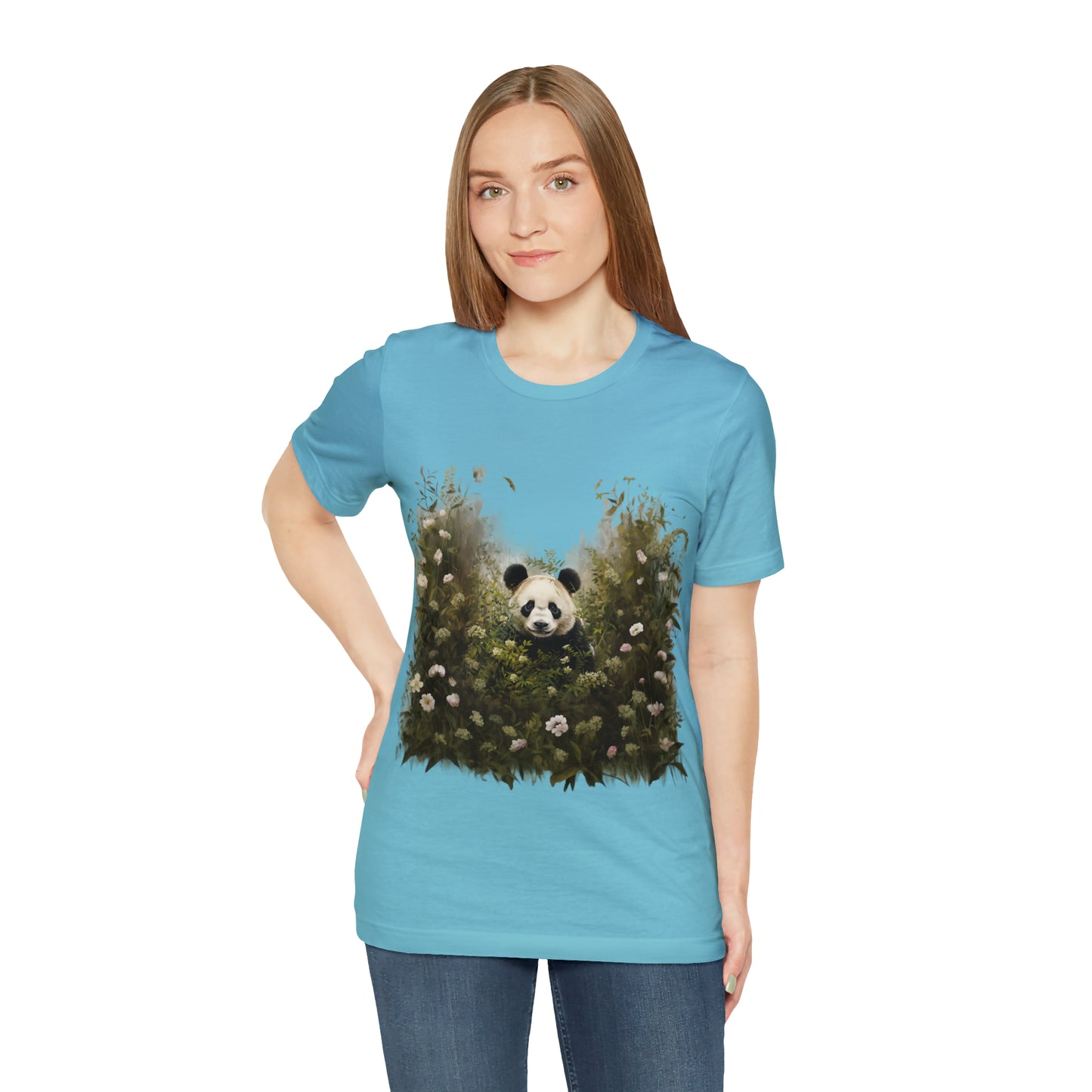 Panda Print Tee - A Tee with an Artistic Touch