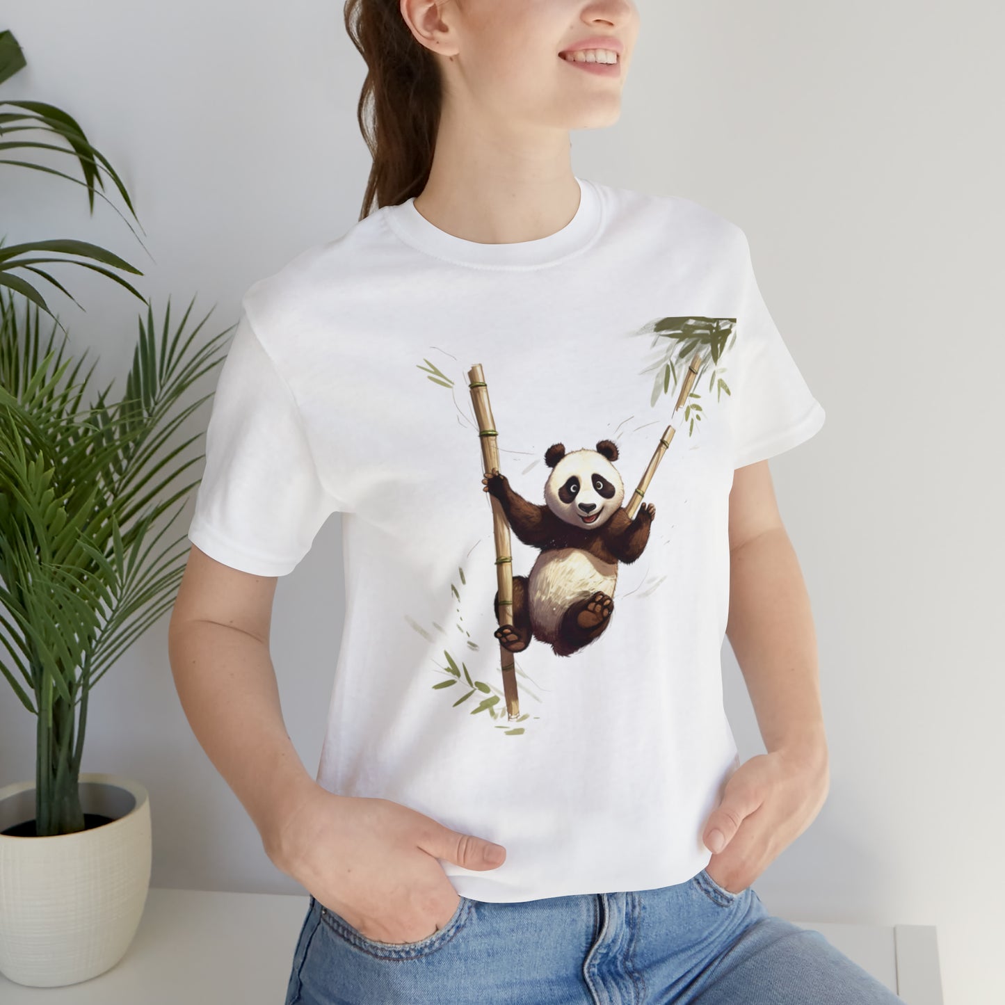 Panda Bungee Jumping Tee