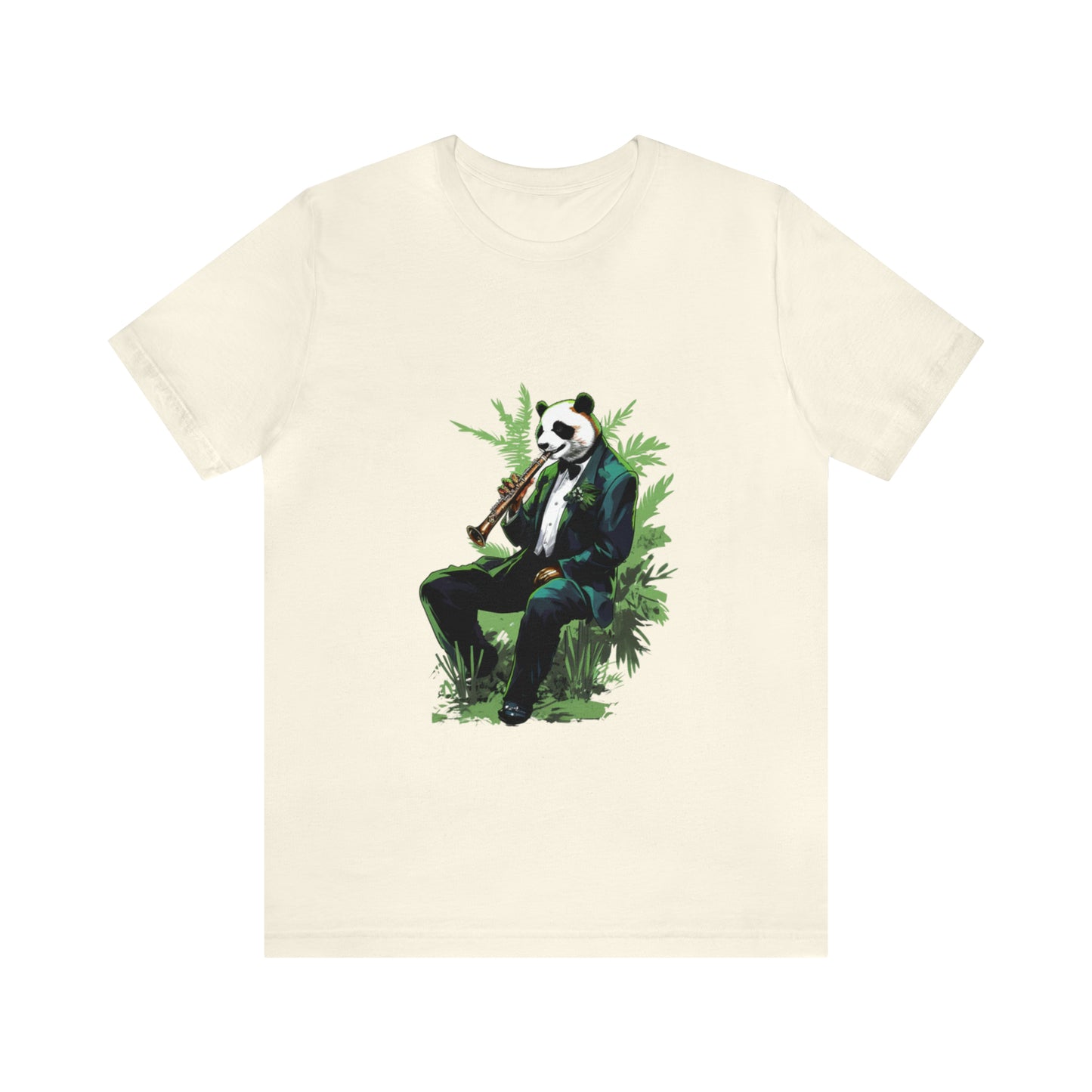 Panda Sax Unisex Jersey Tee