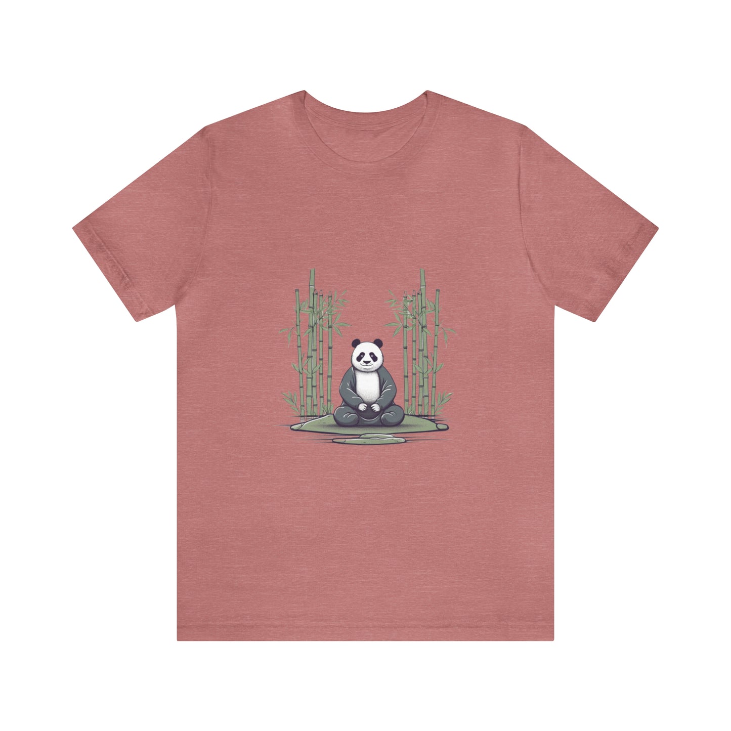 Panda Zen: A Mindful Tee for Unisex