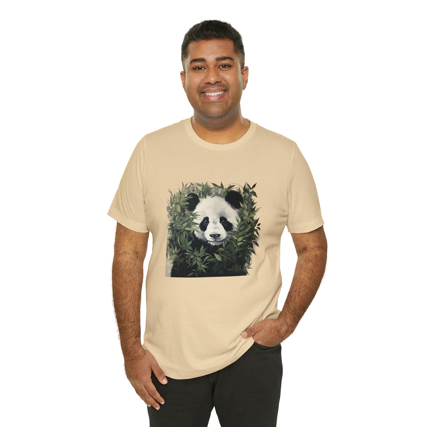 Panda Print Short Sleeve Tee