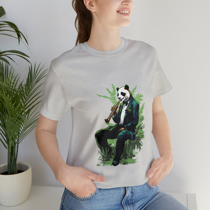 Panda Sax Unisex Jersey Tee