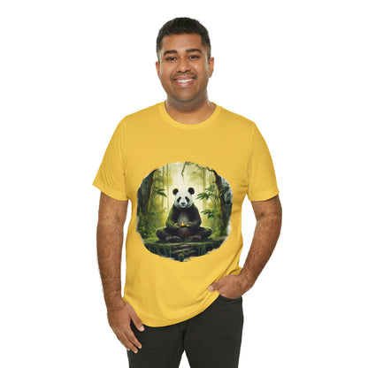 Panda Print Yoga Tee