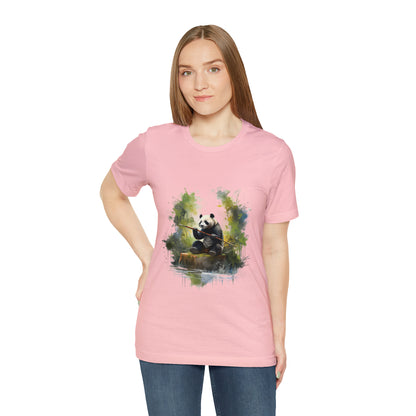 Panda-monium! Unisex Jersey Short Sleeve Tee