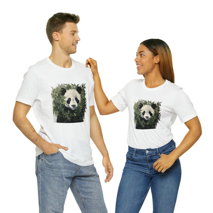 Panda Print Short Sleeve Tee