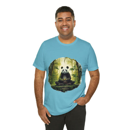 Panda Print Yoga Tee