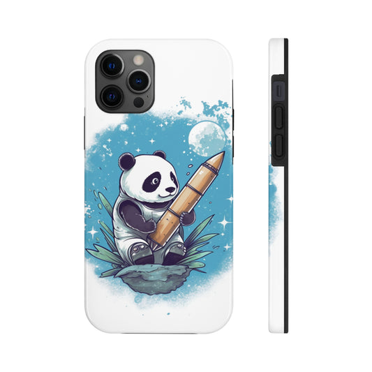 Panda in Space Phone Case