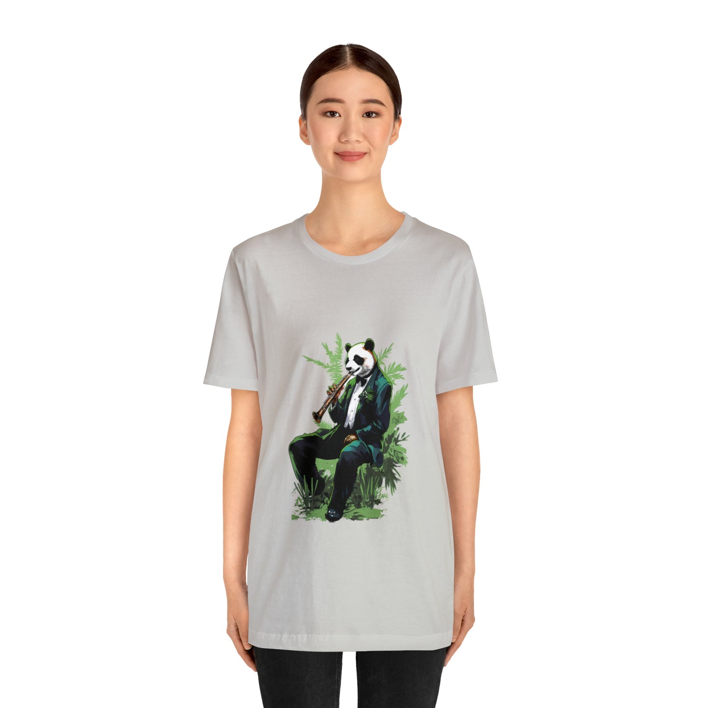Panda Sax Unisex Jersey Tee