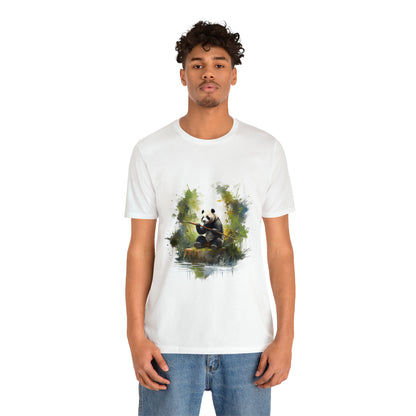 Panda-monium! Unisex Jersey Short Sleeve Tee