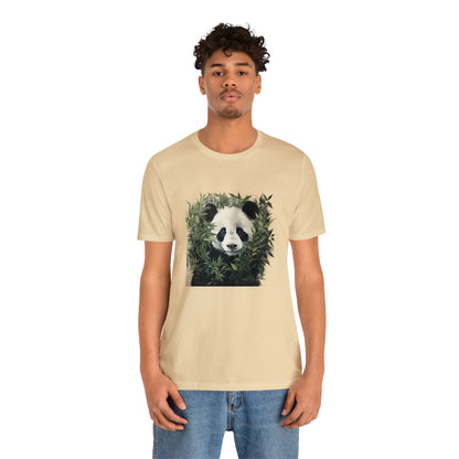 Panda Print Short Sleeve Tee