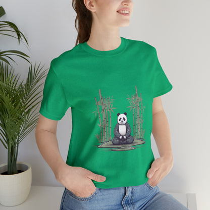 Panda Zen: A Mindful Tee for Unisex