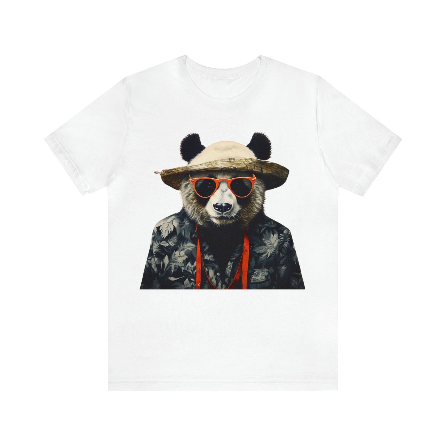 Panda Print Unisex Jersey Tee