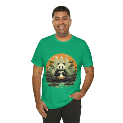 Panda Poses: The Unisex Jersey Short Sleeve Tee