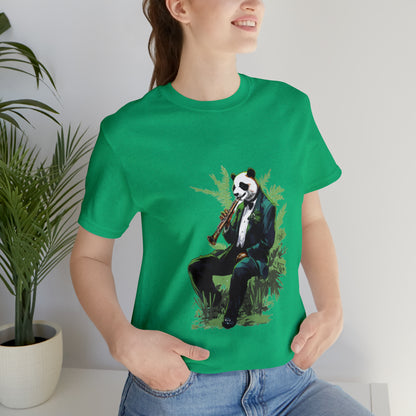 Panda Sax Unisex Jersey Tee