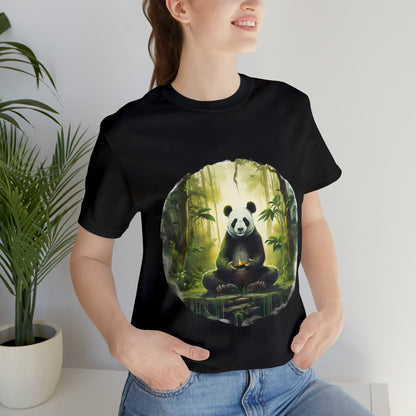 Panda Print Yoga Tee