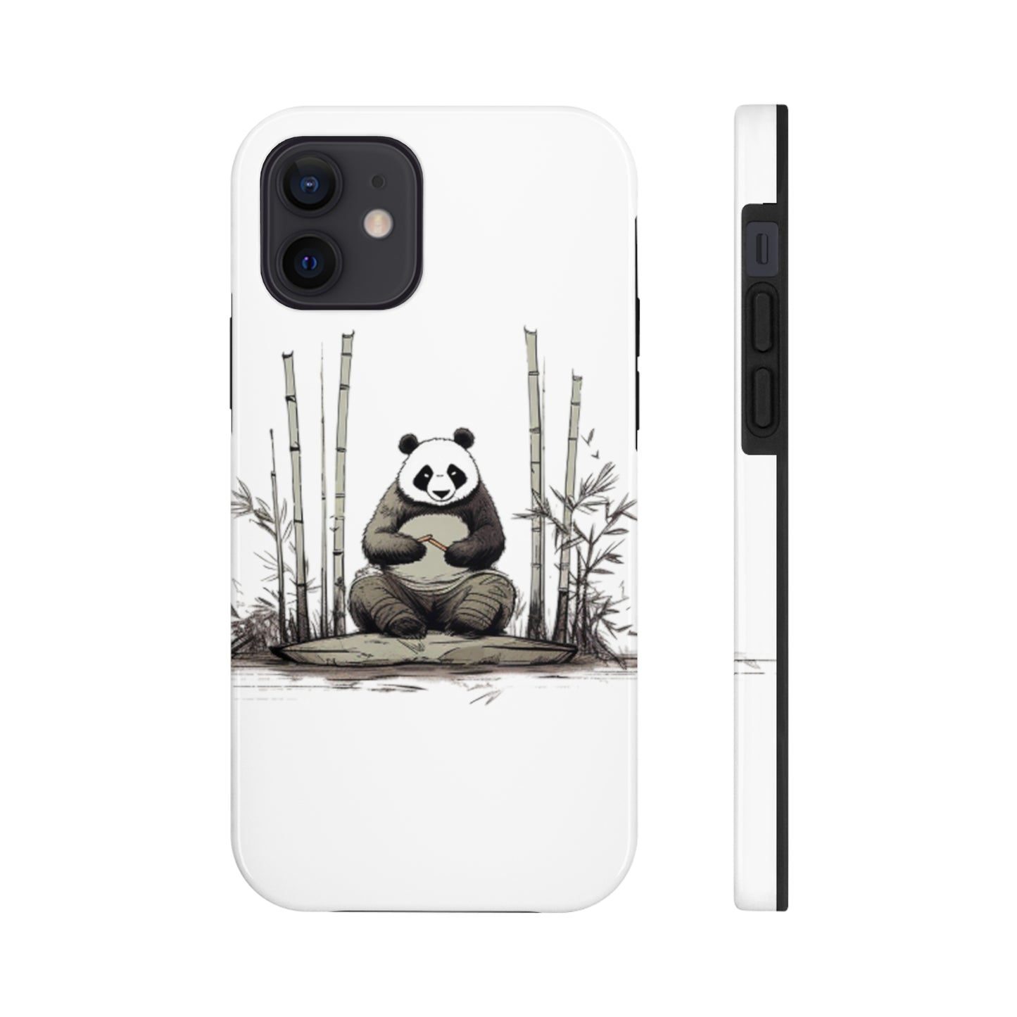 Zen Panda Amidst Bamboo - Tough Phone Case