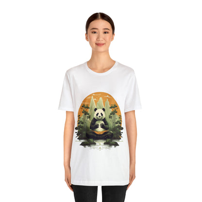 Panda Poses: The Unisex Jersey Short Sleeve Tee