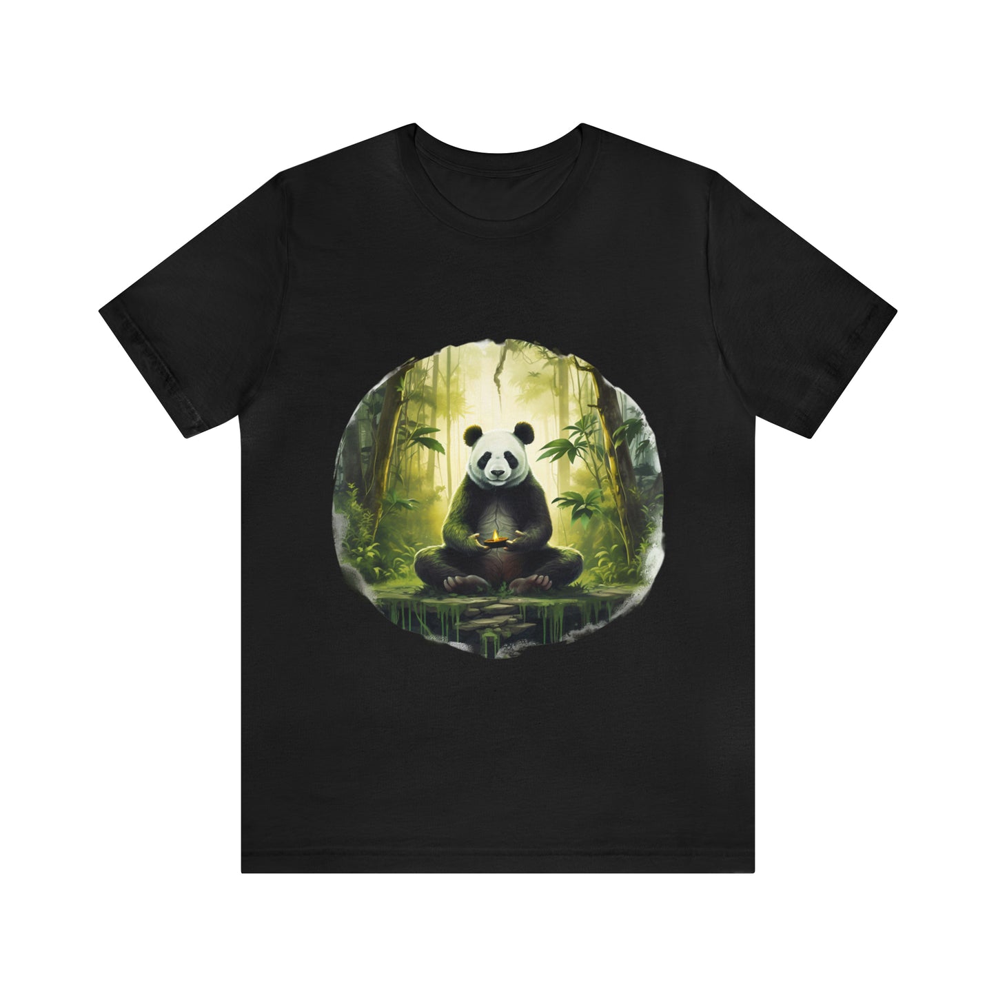 Panda Print Yoga Tee