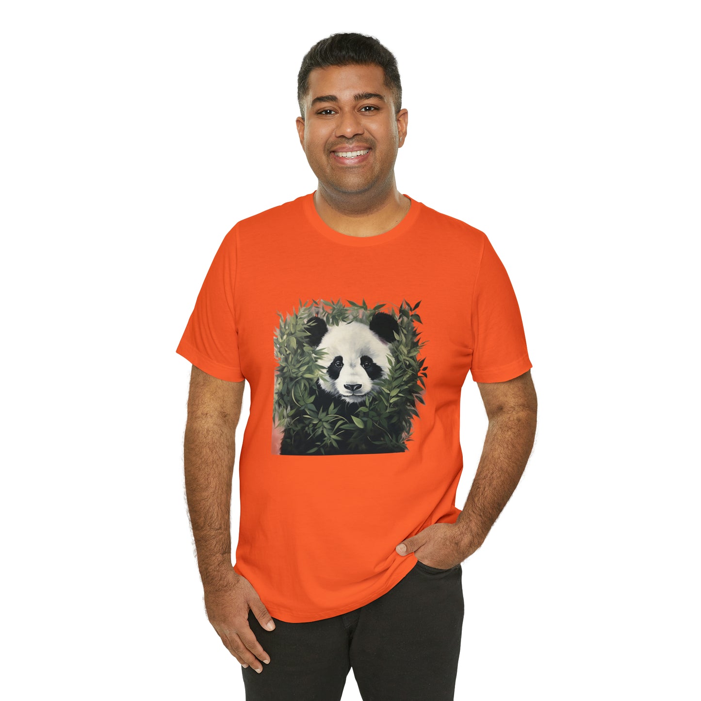 Panda Print Short Sleeve Tee