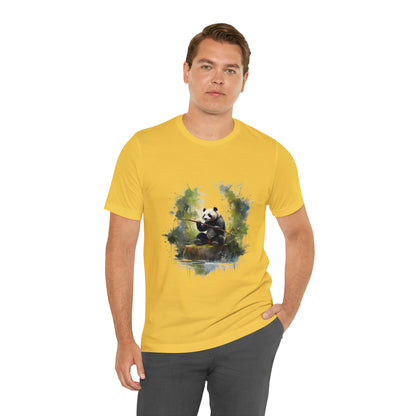 Panda-monium! Unisex Jersey Short Sleeve Tee