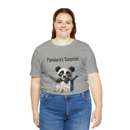 "Peek-a-Panda" Unisex Jersey Short Sleeve Tee