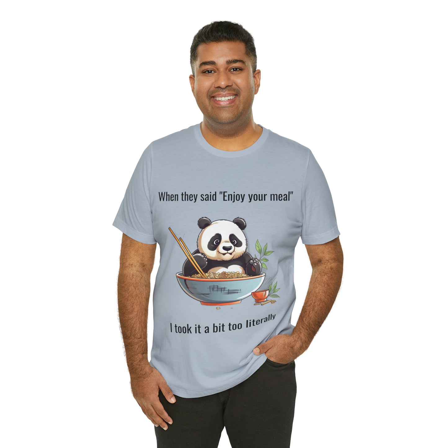 "Panda Feast" Unisex Jersey Short Sleeve Tee