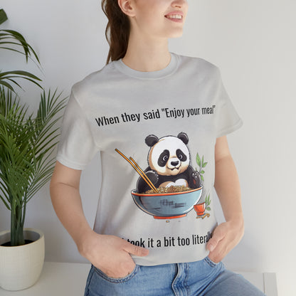 "Panda Feast" Unisex Jersey Short Sleeve Tee