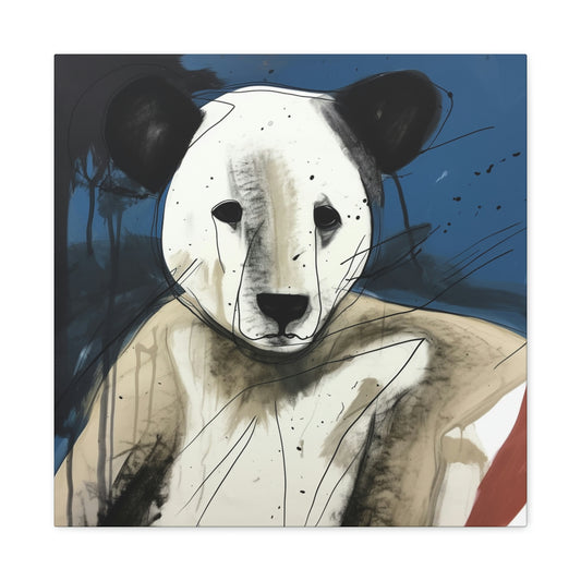 Panda Whimsy Canvas Art