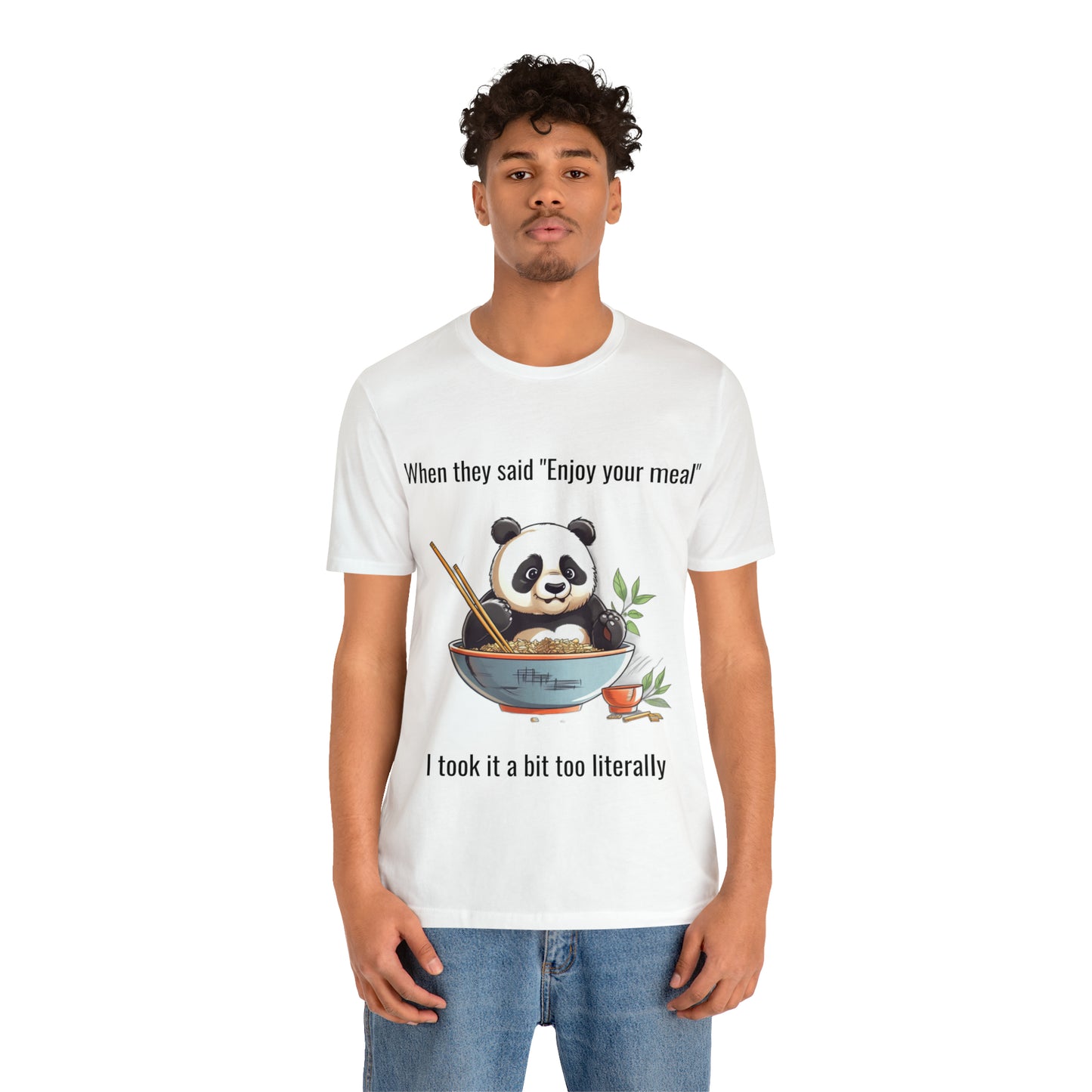 "Panda Feast" Unisex Jersey Short Sleeve Tee