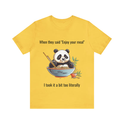 "Panda Feast" Unisex Jersey Short Sleeve Tee