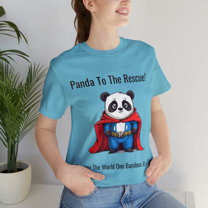 "SuperPanda" Unisex Jersey Short Sleeve Tee