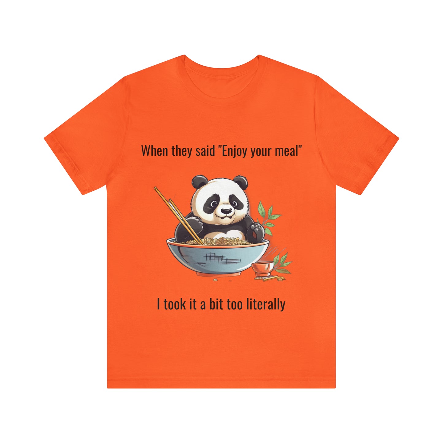 "Panda Feast" Unisex Jersey Short Sleeve Tee