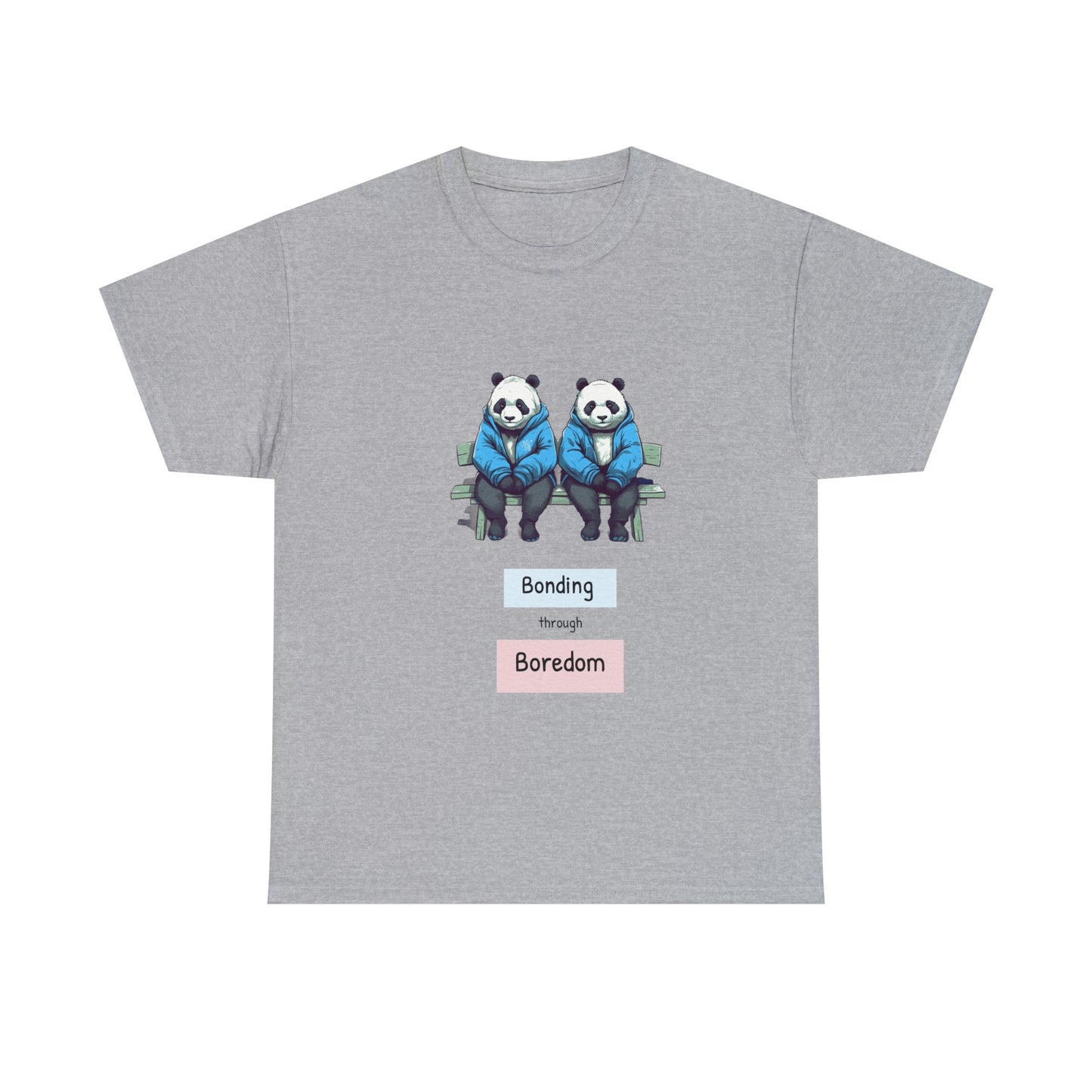 Bored Pandas Bench Unisex Heavy Cotton Tee